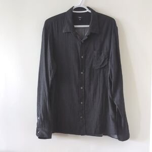Vince Long Sleeve Button-Up Shirt Size L